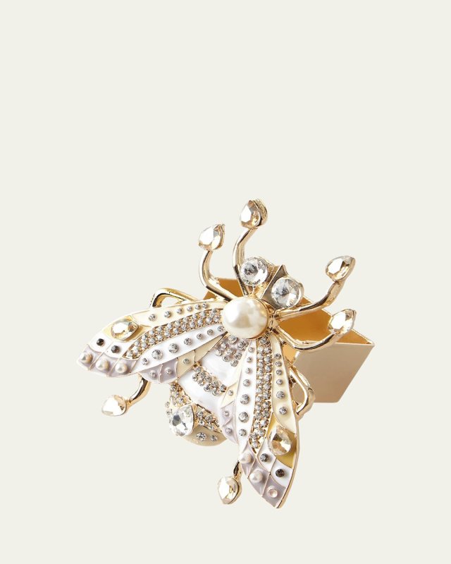 Glam Fly Napkin Rings, Set of 4